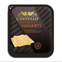 Сыр Matured Havarti 45% выдержанный Castello в Азбука Вкуса Экспресс Меню