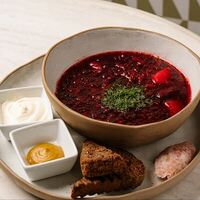 Домашний борщ в Кристалл