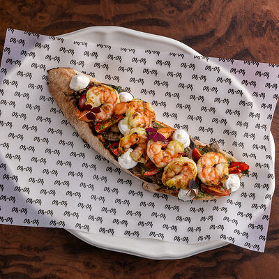 Брускетта с креветкой и гуакамоле в Чочо по цене 720 ₽