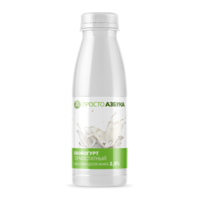 Биойогурт питьевой натуральный 2.5% в Азбука Вкуса Экспресс Меню по цене 114 ₽