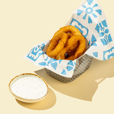 Кольца кальмара с чесночным соусом в Сицилия по цене 605 ₽