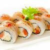 Ролл с опаленным окунем и яблоком в Fusion Sushi по цене 17