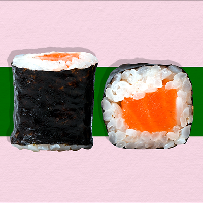 Лосось маки в Rolls & Bowls по цене 330 ₽