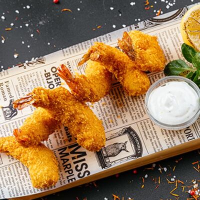 Креветки в кляре в Голд Сити по цене 1090 ₽