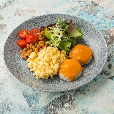 Европейский завтрак со скрэмбл в На Парах по цене 320