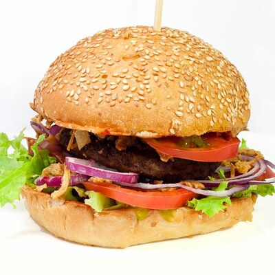 Биф бургер в Hot-Pizza по цене 400 ₽