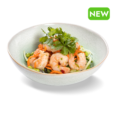 Салат С фунчозой, чукой и креветками в Автоcуши Автопицца по цене 575 ₽