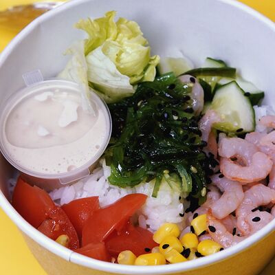 Поке с креветками в Хороший кофе по цене 380 ₽