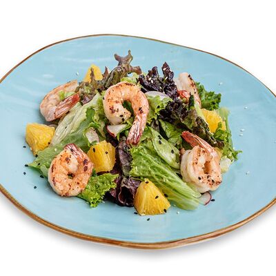 Салат с креветками и апельсинами в PINTA Bar & Grill по цене 4690 ₸
