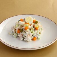 Салат Оливье в BBQ Beer Restaurant