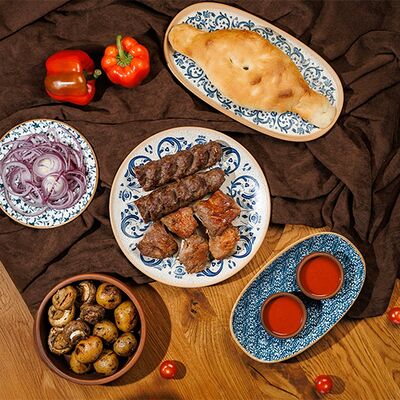 Вах!Шашлычный сет на двоих в Вах!Хинкали по цене 2950 ₽