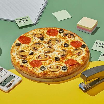 Пицца Альфредо 24 см в Dostaевский по цене 458 ₽