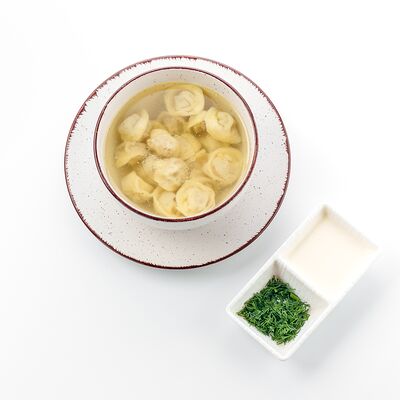 Пельмени с бульоном в Лагман Центр Ас Казан по цене 2300 ₸