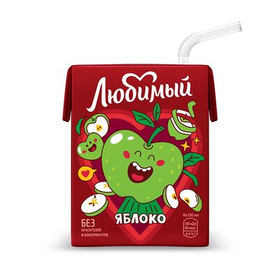 Сок яблочный (200 мл) в Mr. Taboosh по цене 100 ₽