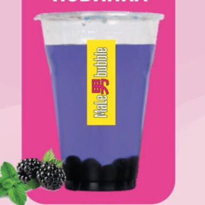 Баббл ти Ежевичная мята в Male bubble по цене 215 ₽