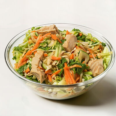 Шеф салат с тунцом в Воккер по цене 599 ₽