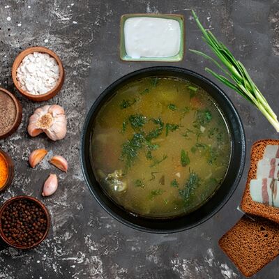 Щи из квашеной капусты в Батя Мангал по цене 520 ₽