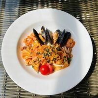 Паста с морепродуктами в Vkus