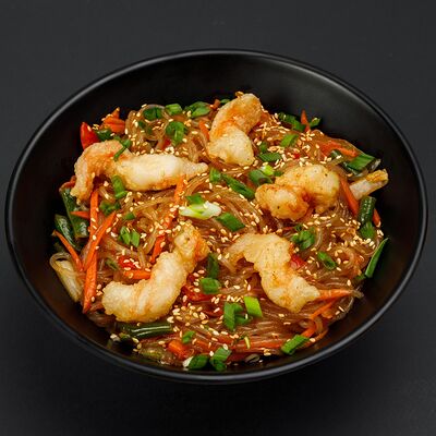 Фунчоза с креветками в тайском соусе в ARIG по цене 820 ₽