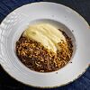 Телячьи щёчки с картофельным пюре и хрустящим луком в Бык и море по цене 890