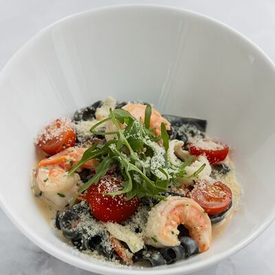 Паста Аль Гамберетти с креветками в Хочу Пасту по цене 800 ₽