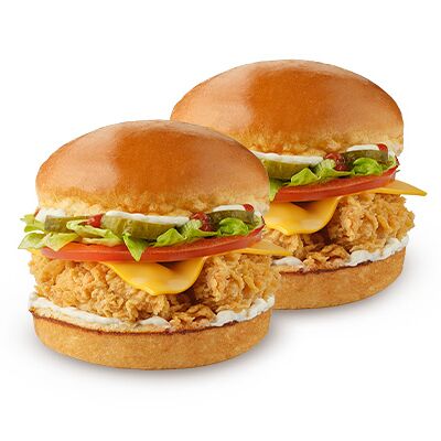 Твинс бургер курийный в Loook по цене 46000 сум