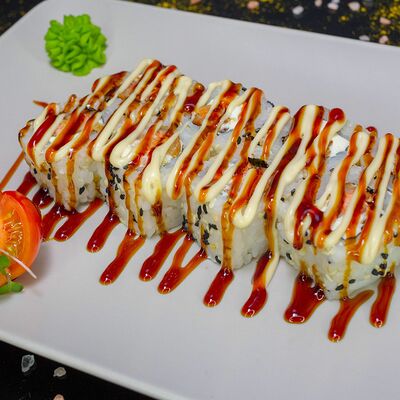 Ролл Темпура Сяке в Ваби-Саби Халяль по цене 440