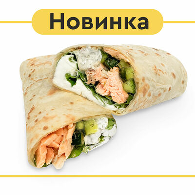 Блин Семга Шпинат в Вкуснолюбов café по цене 415 ₽