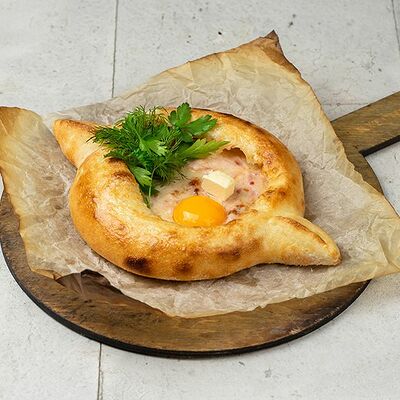 Хачапури Ветчина и сыр в Рестомаркет Китчен по цене 450 ₽