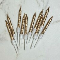 Свечка для торта золотая (1 шт.) в MCakes - торты и десерты