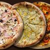 Комбо 3 больших пиццы на выбор в La Pizza Bomba на дровах по цене 2590