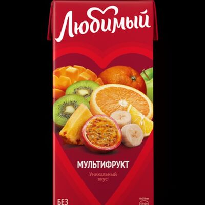 Сок Любимый Мультифрукт в Луна по цене 360 ₽