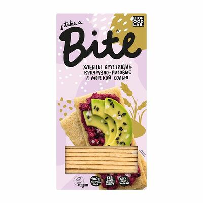 Кукурузно-рисовые хлебцы с морской солью Bite в Азбука Вкуса Экспресс Меню по цене 149 ₽