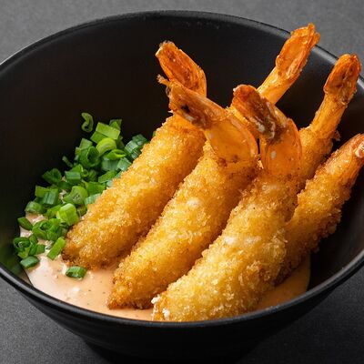 Креветки Эби Фрай с соусом Том Ямв Joly Woo по цене 488 ₽