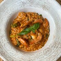 Ризотто с морепродуктами в casa de pino