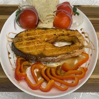Шашлык из семги в Мясной дом по цене 880 ₽