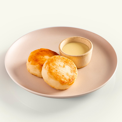 Сырники со сгущенкой в Вкусномаркет по цене 209 ₽