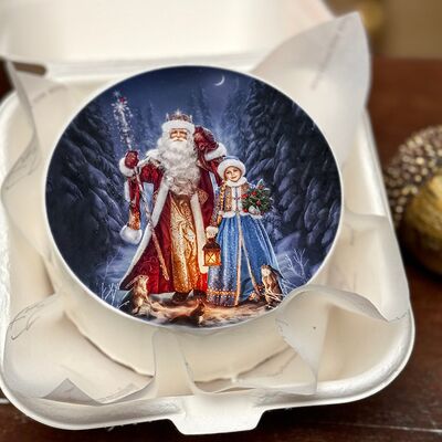 Бенто-торт Дед Мороз и Снегурочка в Tort4u по цене 1590 ₽