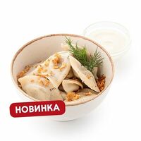 Вареники с картофелем и грибами в Шоколадница