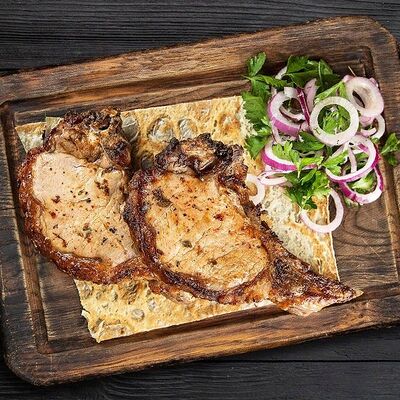 Шашлык из cвинoй корейки в Кафе Ореро по цене 500