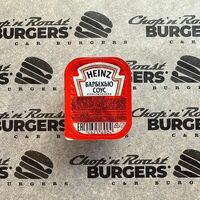 Соус барбекю Heinz в Chop and Roast Burgers