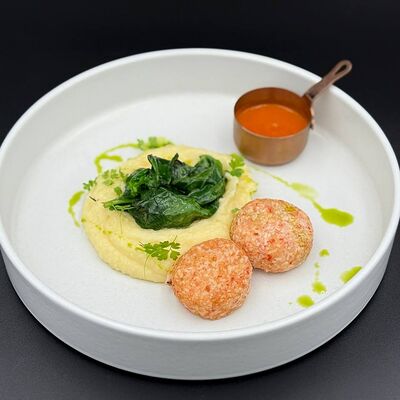 Котлеты с крабом и креветками в Debrett по цене 1598 ₽
