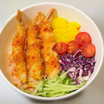 Ланч с креветкамив Кимура Суши & Поке по цене 520 ₽