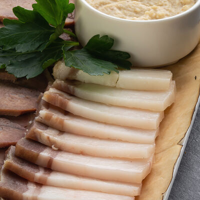 Сало соленоев Дача по цене 345 ₽