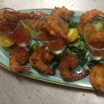 Жареные королевские креветки в Мангал House по цене 960 ₽