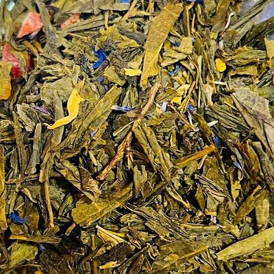 Манговый фреш, чай листовой зелёный ароматизированный в Зелёный Домик по цене 150 ₽