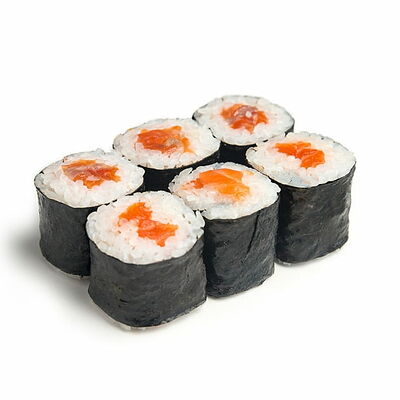 Мини-ролл с лососем в Некруглая пицца и роллы по цене 309 ₽