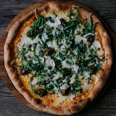 Пицца Зукка кон Карне в Gioffre по цене 876 ₽