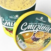 Смузини: маракуйя, ананас, апельсин, чиа в 33пингвина