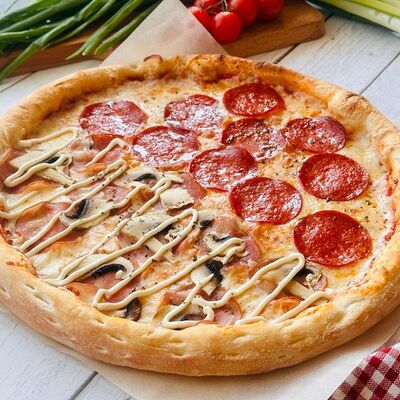 Дабл пицца в Токио 96 пицца и роллы по цене 795 ₽